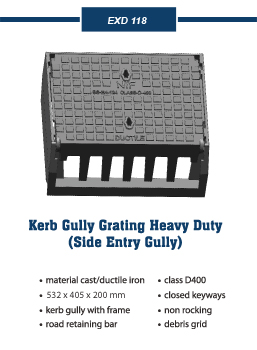 kerb gully grating Covers and frames